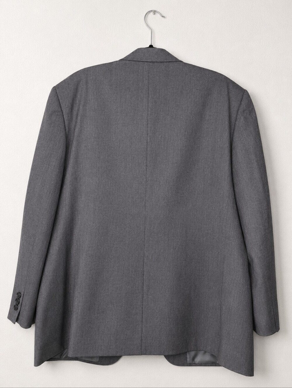 Brooks Brothers 100% Wool Sport Coat Blazer 44R Gray Two-Button Made in USA - Picture 2 of 8